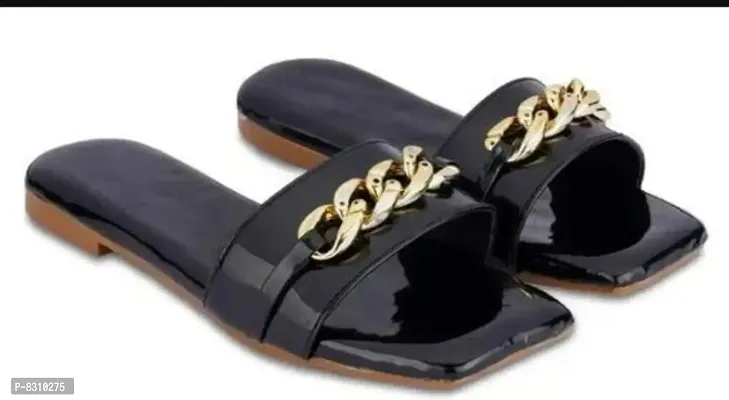 Butchi womens Casual Black stylish Sandal-thumb0
