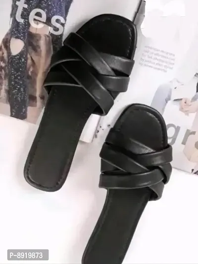 Women Casual Black Stylish Sandal-thumb0