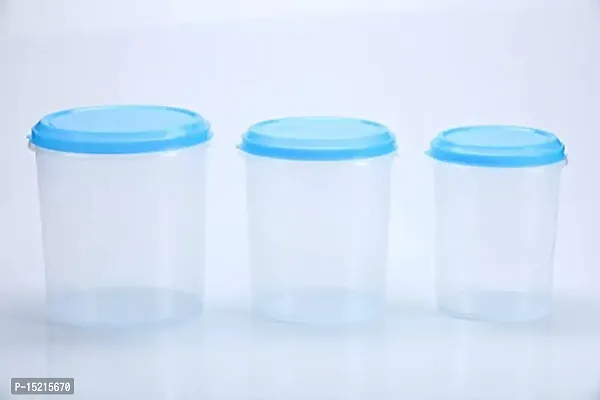 Stylish Fancy Plastics Containers Pack Of 3-thumb0