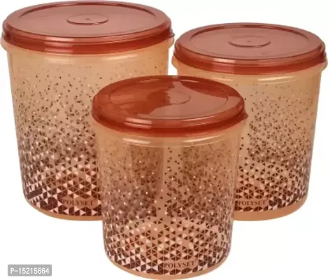 Stylish Fancy Plastics Containers Pack Of 3