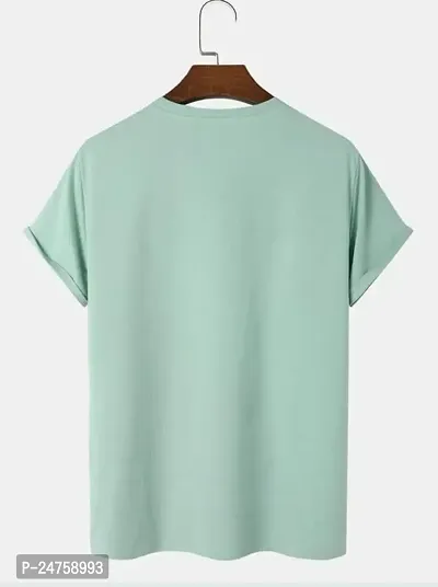 TP THUNDER PLANET Men's Pure Cotton Regular Fit Round Neck Half Sleeve Casual Graphic Print Tshirt (Black)(Black Zoom Half_L)-thumb2