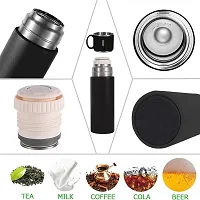 Stainless Steel Vacuum Flask with 3 Steel Cups 500 Ml-thumb2