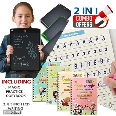 Magic Practice Copybook 4 Books and10 Refill with Tablet 8.5 inch-thumb0