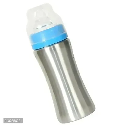 Stainless Steel Baby Feeding Bottle, 250ml-thumb0