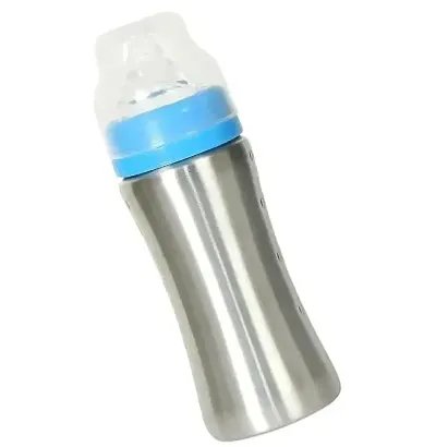 304 Stainless Steel Baby Feeding Bottle for Kids Steel Feeding Bottle for Milk and Baby Drinks