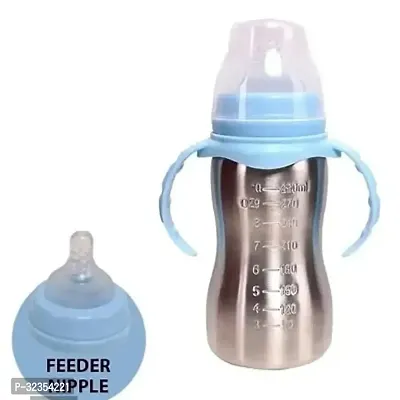 Stainless Steel Baby Feeding Bottle, 250ml-thumb3