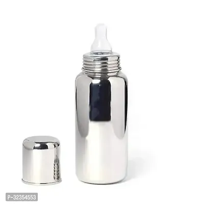 Stainless Steel Baby Feeding Bottle, 250ml-thumb0