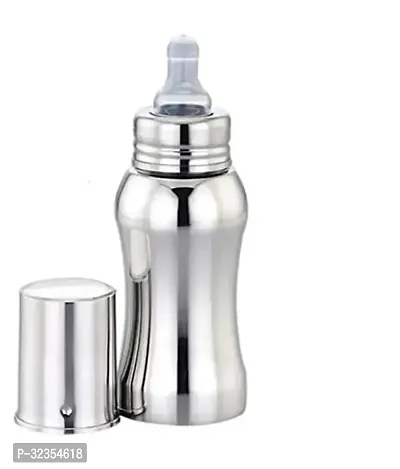 Stainless Steel Baby Feeding Bottle, 250ml