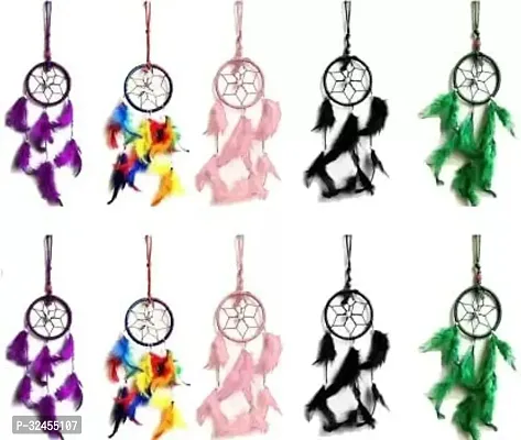 Decorative Dream Catcher For Wall Hanging Pack Of 10-thumb0