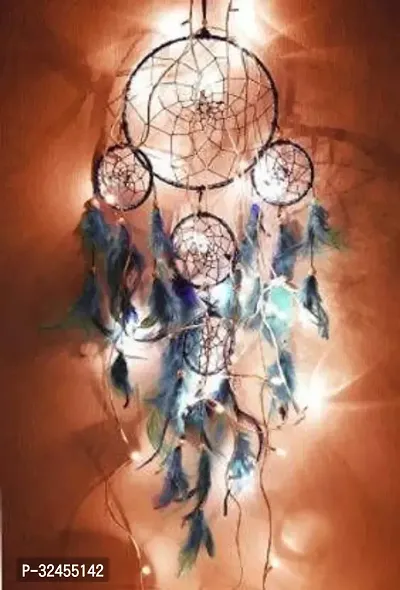 Dream Catchers With Light For  Wall Hangings For Home Decoration-thumb0