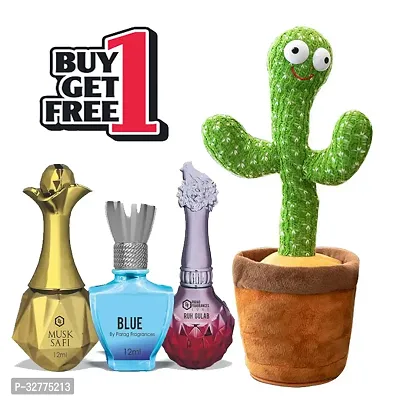 Alcohol Free Long Lasting Attar with Cactus Musical Toy Combo