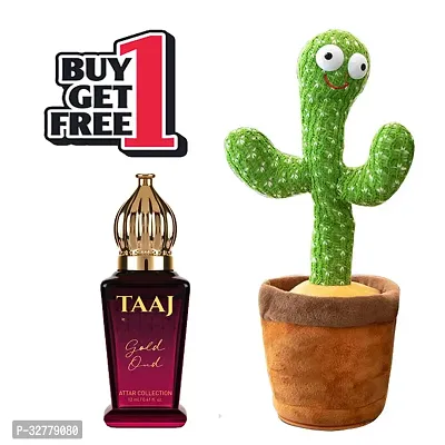 Alcohol Free Long Lasting Attar with Cactus Musical Toy Combo