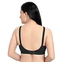 Tuck N Go Full Coverage Bra for Women| Non-Padded Non-Wired Double Layer Shaper Bras for Ladies  Girls (Pack of 2)-thumb1