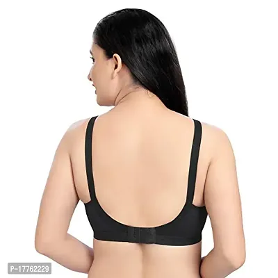 Tuck N Go Full Coverage Bra for Women| Non-Padded Non-Wired Double Layer Shaper Bras for Ladies  Girls (Pack of 2)-thumb2