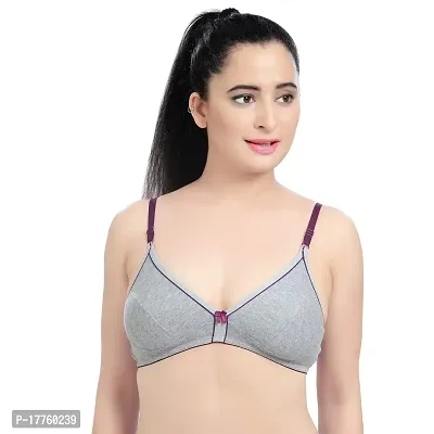 Tuck N Go? Bra for Women' s, T-Shirt Full Cup Double Layer Everyday Bra for Girls  Ladies with Beautiful Color Combination and Smooth fit