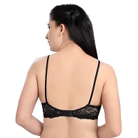 Tuck N Go Lace Bra for Women|Non-Padded Wirefree Soft Net Bra|Regular Everyday Bra for Ladies  Girls-thumb2