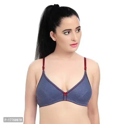 Tuck N Go? Bra for Women' s, T-Shirt Full Cup Double Layer Everyday Bra for Girls  Ladies with Beautiful Color Combination and Smooth fit-thumb0