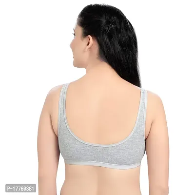 Tuck N Go Sports Bra for Women| Non-Padded Non-Wired V Shape Double Layer Shaper Bras for Ladies  Girls for Yoga, Gym, Sports-thumb3