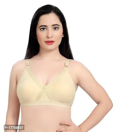 Lady Soft Women's Non-Padded Non-Wired Full D Cup Bra – Online Shopping  site in India