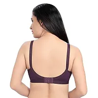 Tuck N Go Full Coverage Bra for Women| Non-Padded Non-Wired Double Layer Shaper Bras for Ladies  Girls (Pack of 2)-thumb1