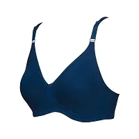 Tuck N Go Women?s Hoisery Cotton Double Layer Bra| Non-Padded Non-Wired Daily Use Soft Material Bras for Ladies  Girls-thumb1