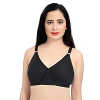 Tuck N Go Full Coverage Bra for Women| Non-Padded Non-Wired Double Layer Shaper Bras for Ladies  Girls (Pack of 2)-thumb2