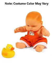 JOY STORIES? Baby Boy Doll for Babies / Full Vinyl Doll with Duck Toy for Girls  Boys / Realistic Sitting Dolls for Kids (Color May Vary)-thumb1