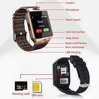 Bluetooth DZ09 Black Smart Watch Wrist Watch Phone with Camera  SIM Card Support-thumb3