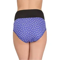 Blue Cotton Blend  Hipster Briefs For Women's-thumb1