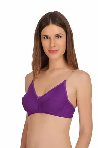 Trendy  Purple Hosiery Bras-thumb1