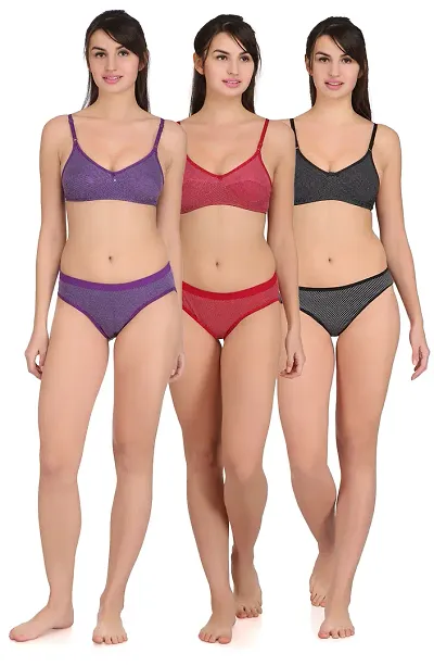 Women's Hosiery Lingerie Set Pack Of 3