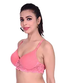 Comfortable Multicolour Cotton Blend Full Coverage Padded Bra-thumb3