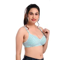 Multicoloured Cotton Blend Printed Bras For Women-thumb2