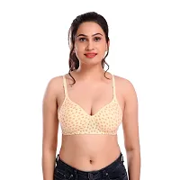 Multicoloured Cotton Blend Printed Bras For Women-thumb1