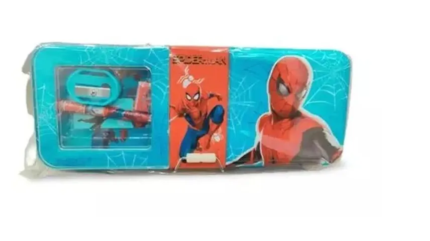 Premium Quality Spiderman Theme Metal Pencil Box Case