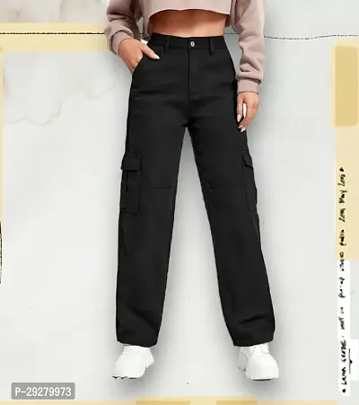 Trendy Black Women Jeans For Girls-thumb0