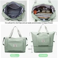 Green Nylon Self Pattern Handbags For Women-thumb2