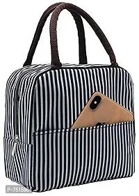 Multicoloured Canvas Striped Handbags For Women-thumb1