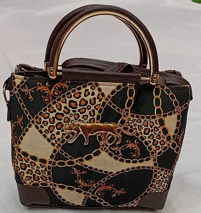Elegant Velvet Printed Handbags For Women