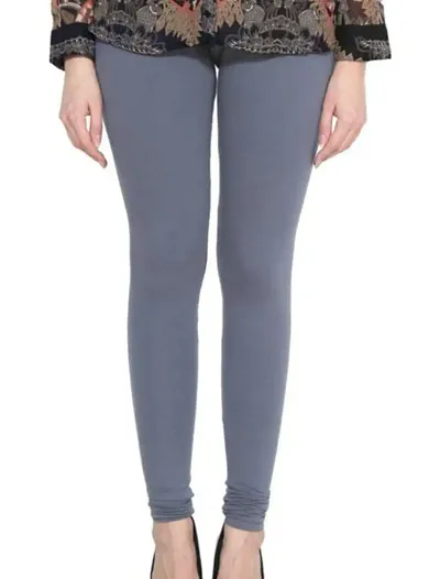 Trendy Women's Cotton Solid Leggings