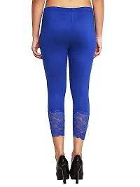 Fancy Capri Leggings for Women | Stylish Net Capri for Girls-thumb3