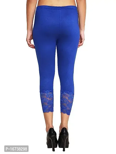 Fancy Capri Leggings for Women | Stylish Net Capri for Girls-thumb4