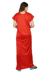 Women's Premium Satin Half Sleeve Nighty/Nightgown/Maxi/Nightdress/Sleepwear-thumb4