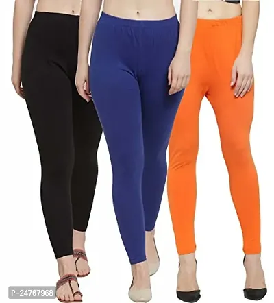 Buy Cotton Leggings Combo for Women Pack of 3 Online In India At