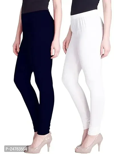 Buy Womens Stretch Fit Cotton Lycra Leggings Pack of 2 Online In India At  Discounted Prices