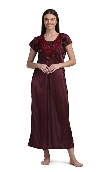 Classic Satin Nighty for Women