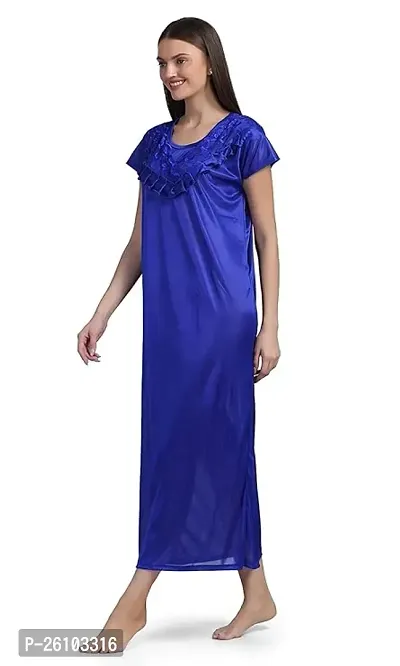 Classic Satin Nighty for Women-thumb4