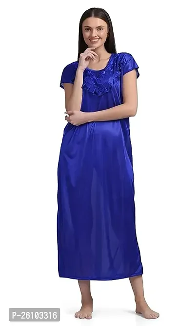 Classic Satin Nighty for Women-thumb2