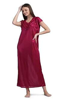 Classic Satin Nighty for Women-thumb2