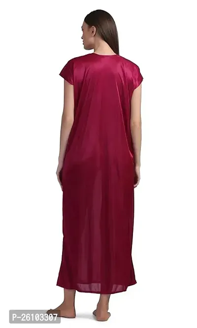 Classic Satin Nighty for Women-thumb2